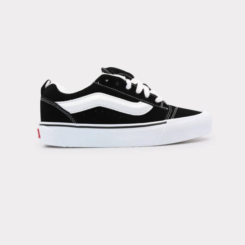 Vans Knu Skool - Black White Damen Schwarz 44 von VANS