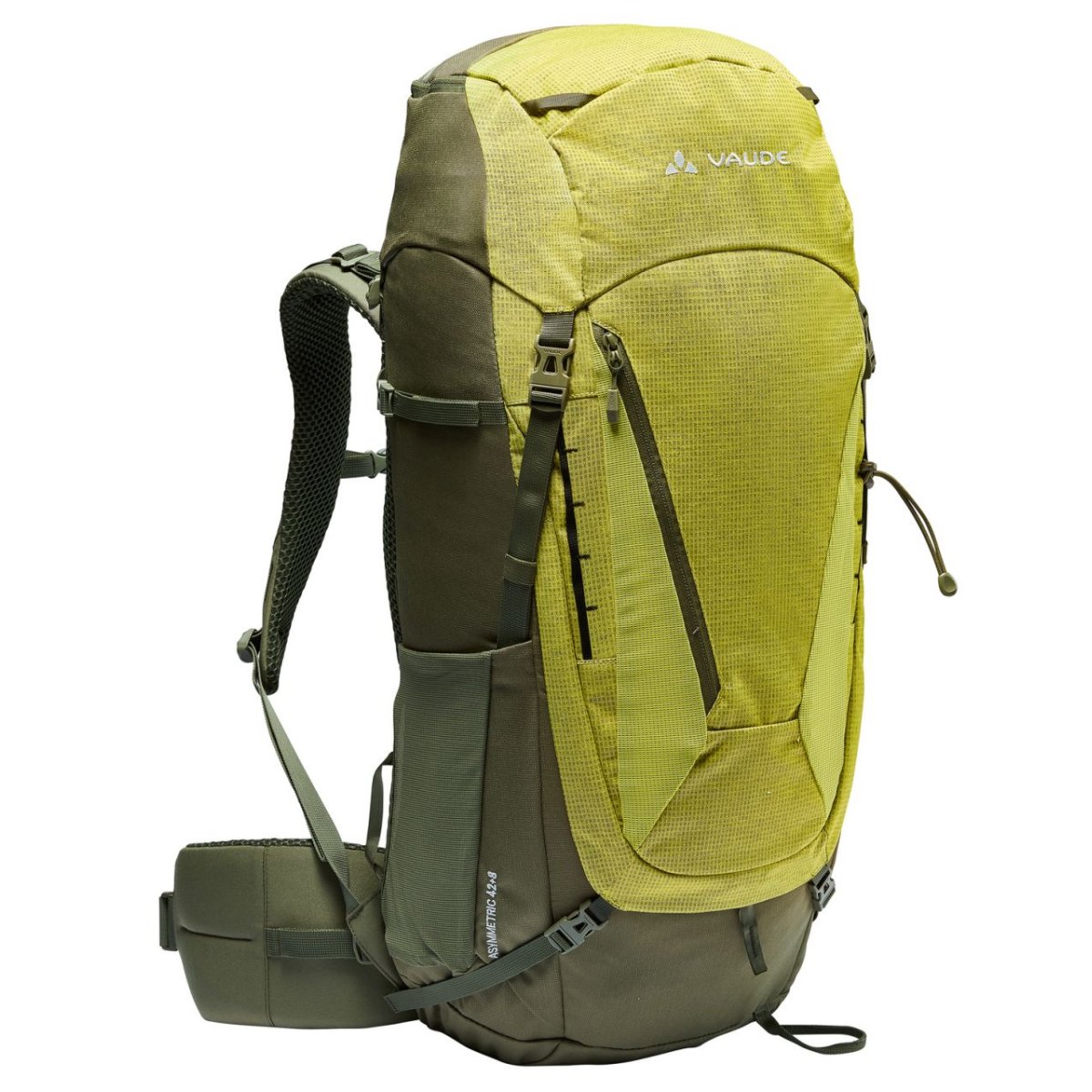 Asymmetric 42+8 - Trekkingrucksack in Bright Green von VAUDE