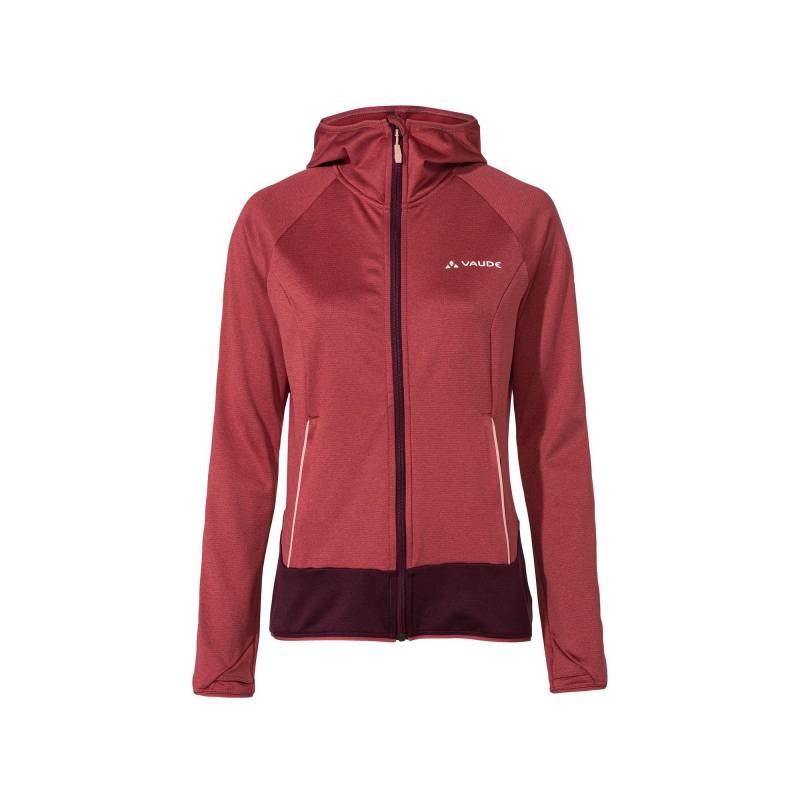 Fleecejacke Mit Kapuze Damen Rot 40 von VAUDE