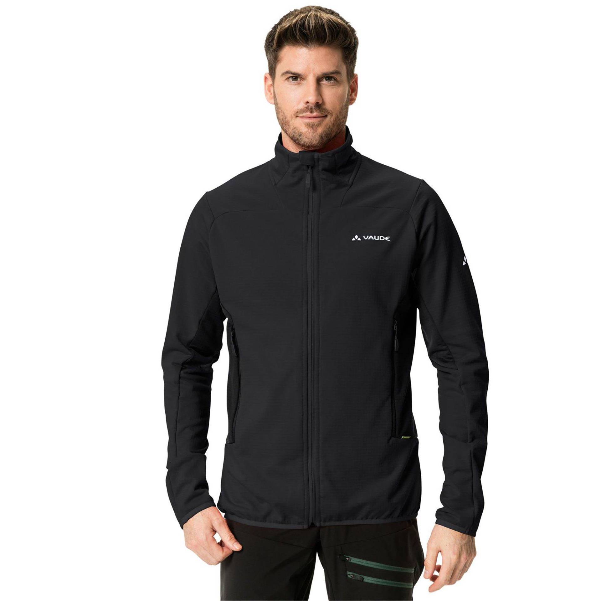 Fleecejacke Ohne Kapuze Herren Black M von VAUDE