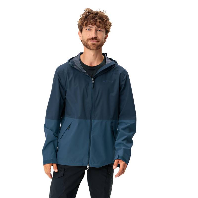 Trekkingjacke Mit Kapuze Herren Dunkelblau S von VAUDE