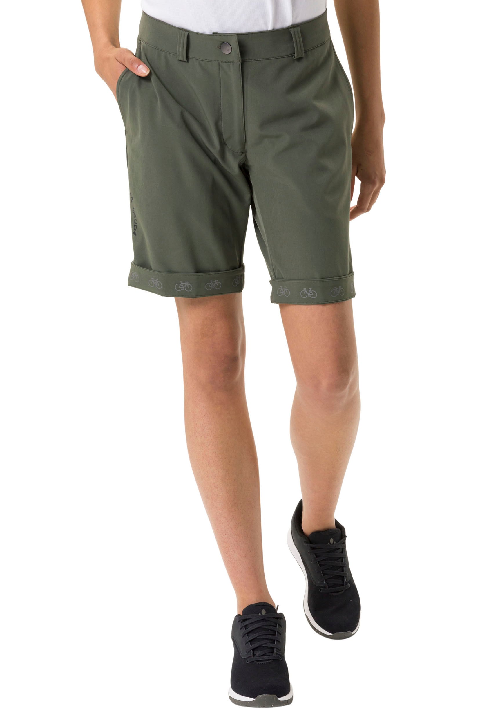 VAUDE Fahrradhose »WOMEN'S CYCLIST SHORTS«, reflektierende Elemente VAUDE Fahrradhose »WOMEN'S CYCLIST SHORTS«, reflektierende Elemente von VAUDE