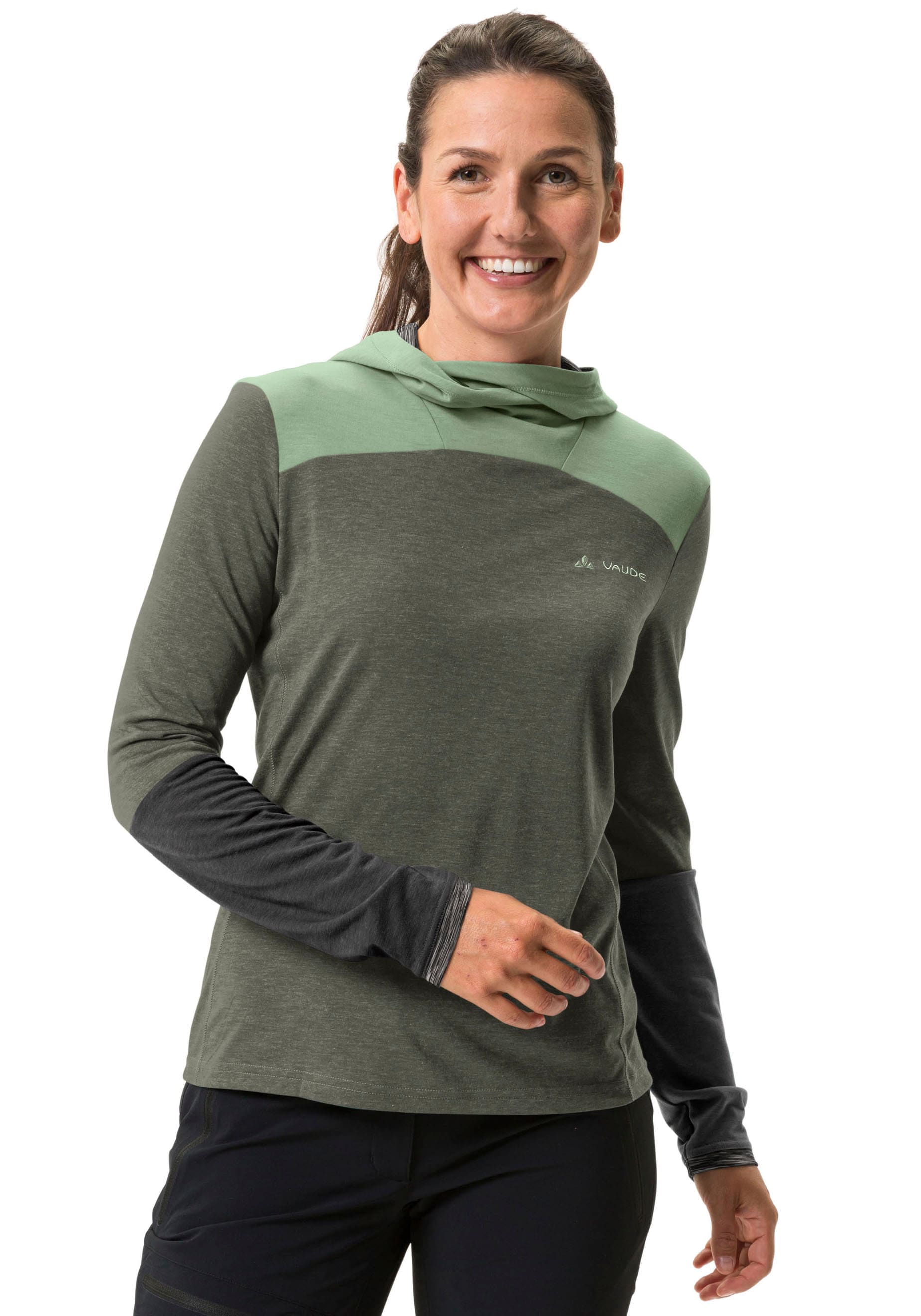 VAUDE Funktionsshirt »WOMEN'S TREMALZO LS SHIRT«, Rückentasche mit gewendetem Reissverschluss von VAUDE