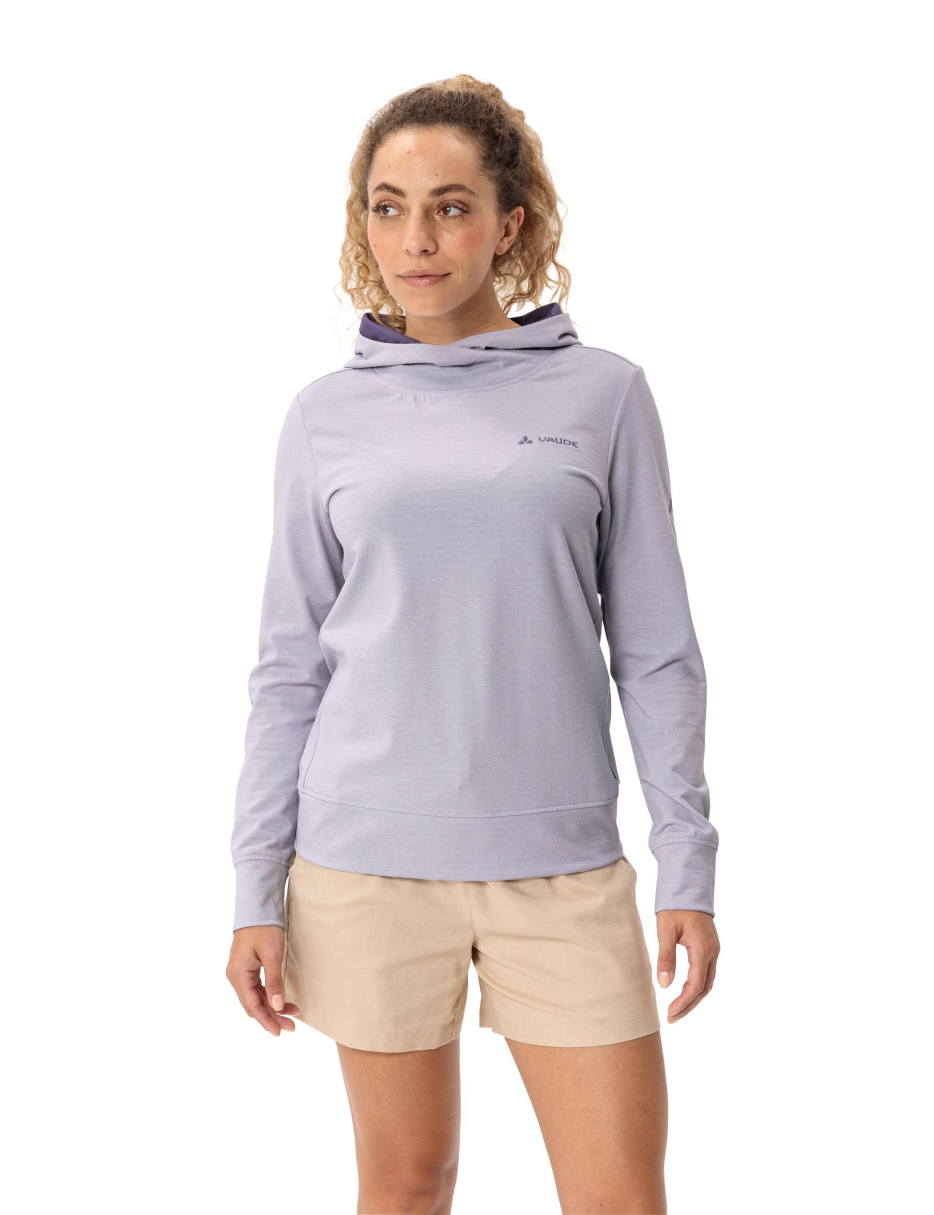 VAUDE Kapuzensweatshirt »WOMEN'S TUENNO PULLOVER«, (1 tlg.), Logoprägung auf dem Arm von VAUDE