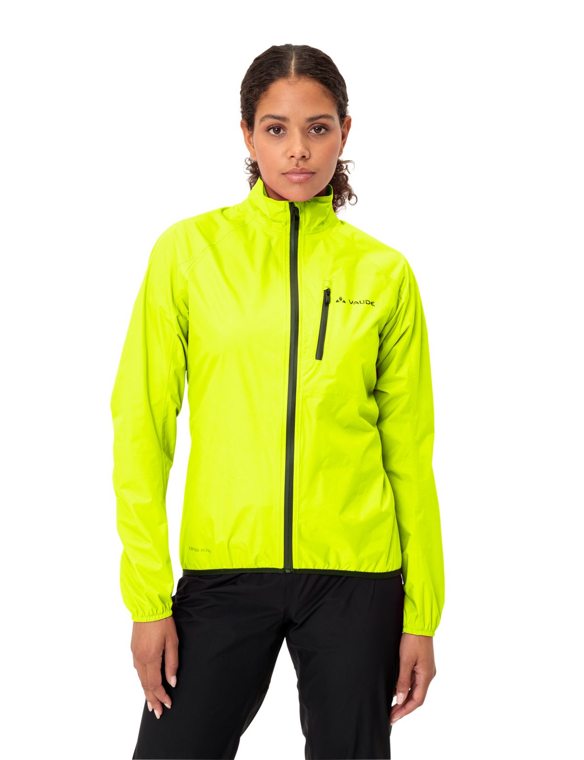 VAUDE Regenjacke »WOMEN'S DROP JACKET III«, ohne Kapuze, mit Brusttasche von VAUDE