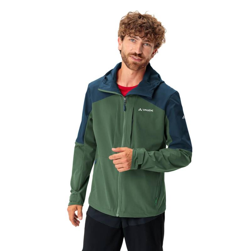 Windjacke Mit Kapuze Herren Dunkelgrün M von VAUDE