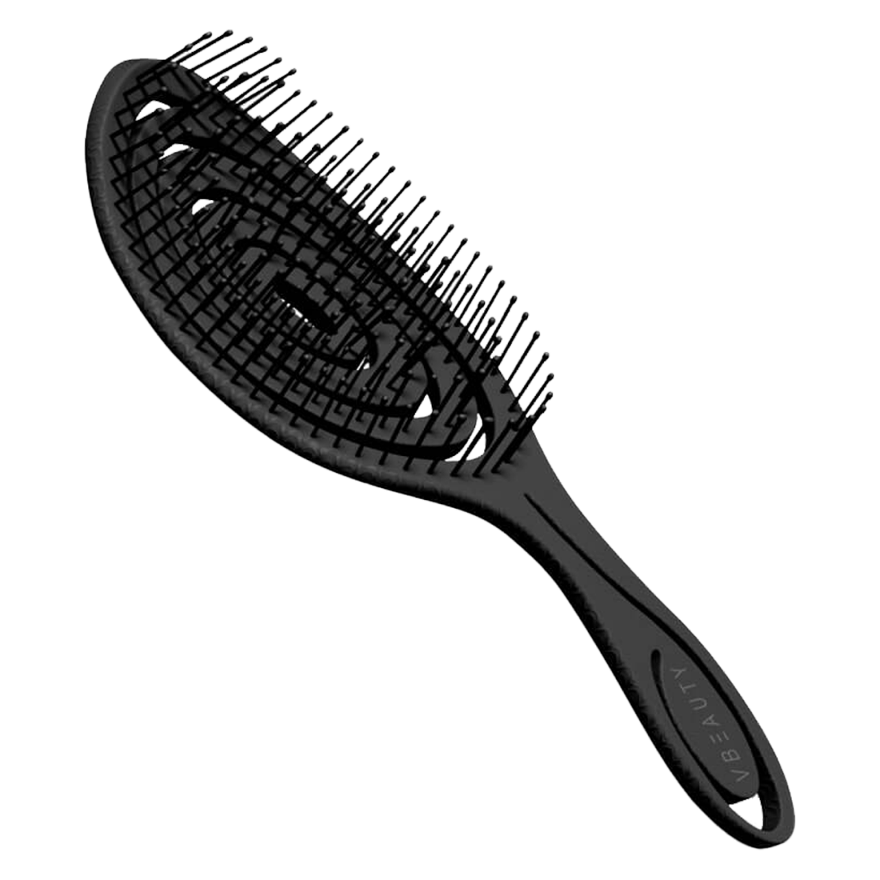 VBEAUTY Hair - BIO Detangler Straw Brush Black von VBEAUTY