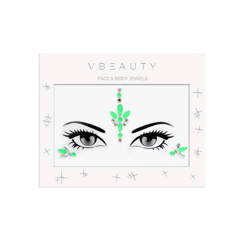 Vbeauty Face Jewels #babealert Glow In The Dark Damen  ONE SIZE von VBEAUTY