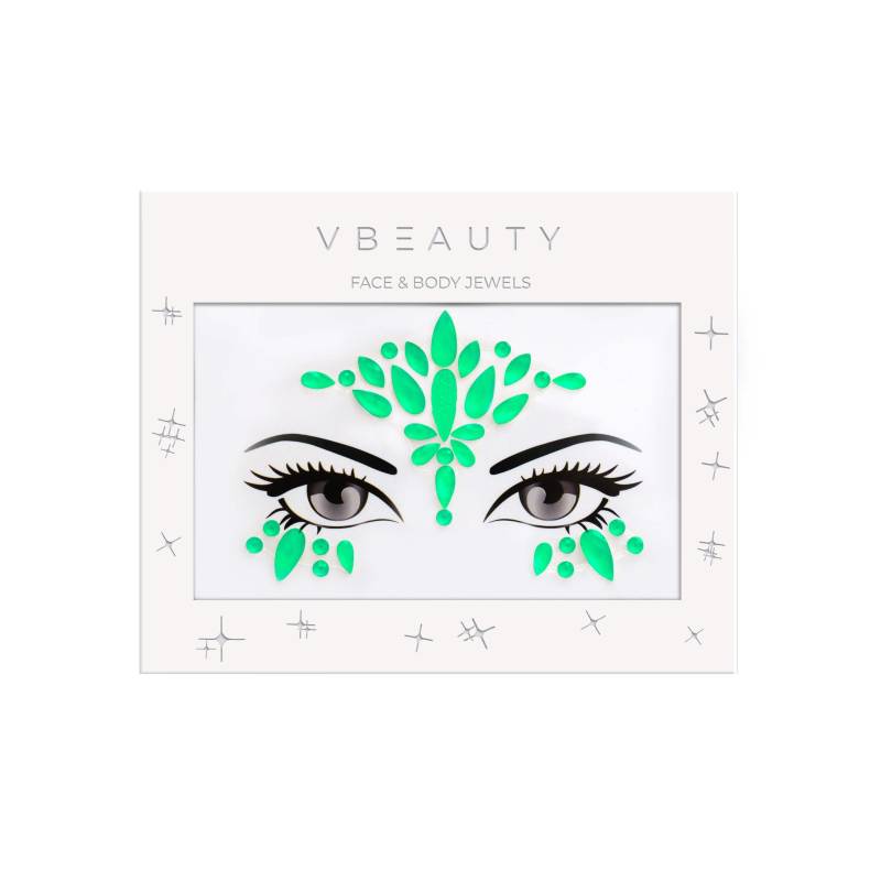 Vbeauty Face Jewels #fiftyshadesofglitter Glow In The Dark Damen  ONE SIZE von VBEAUTY