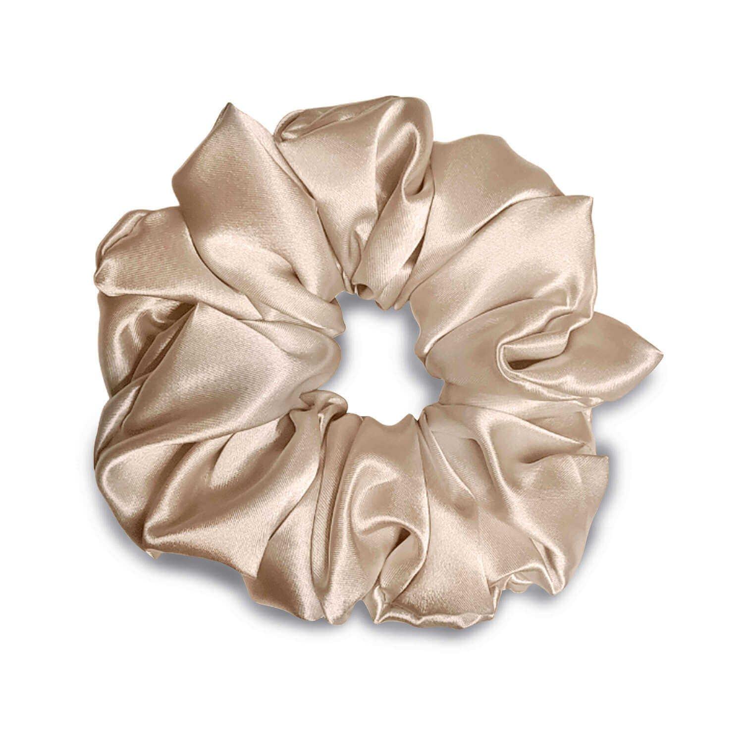 Vbeauty Seiden Scrunchie Champagner Damen  ONE SIZE von VBEAUTY