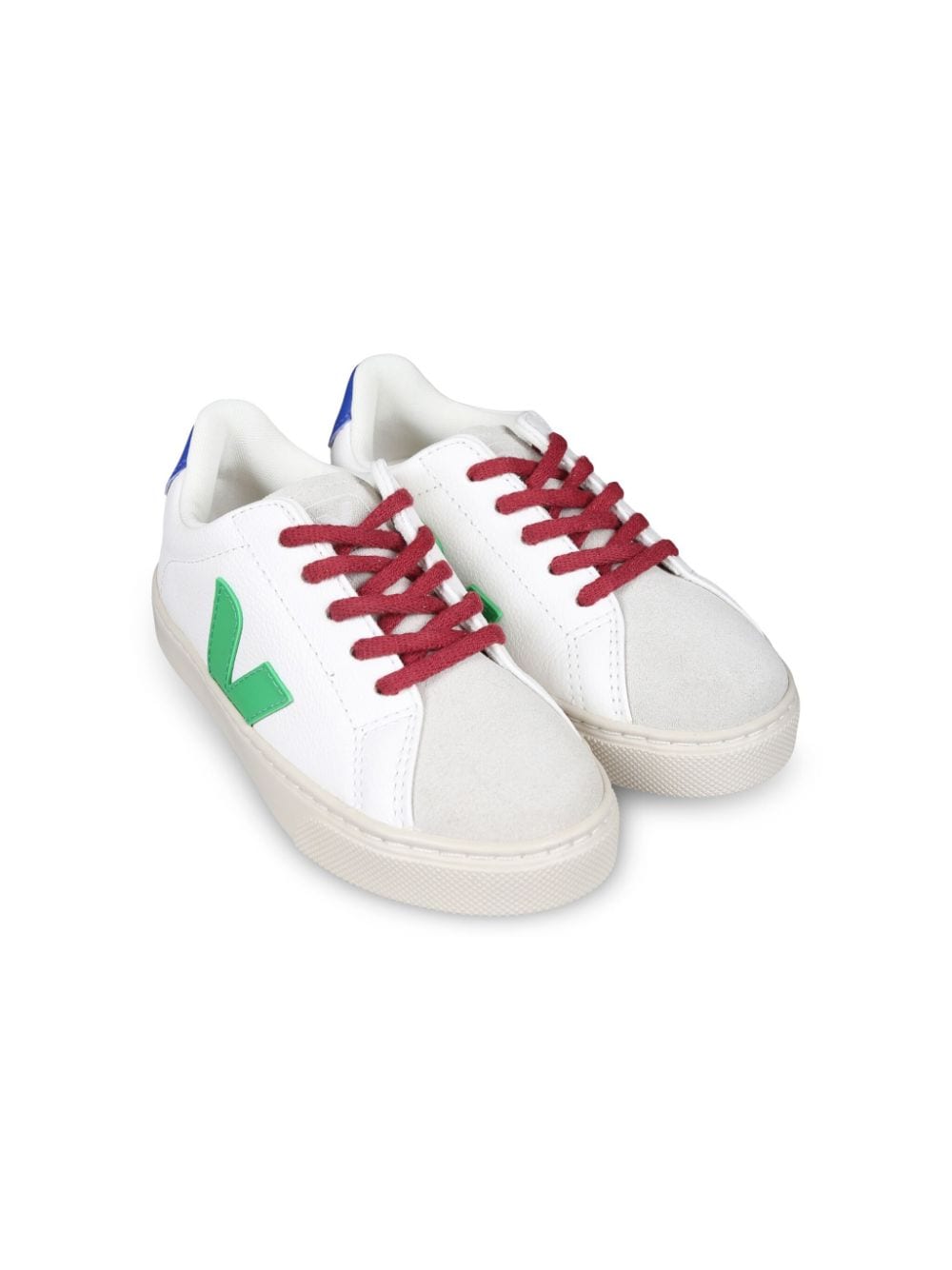 VEJA Kids Esplar leather sneakers - White von VEJA Kids