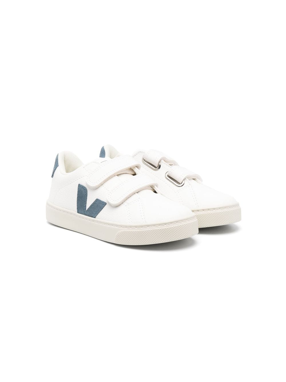 VEJA Kids Esplar leather touch-strap sneakers - White von VEJA Kids