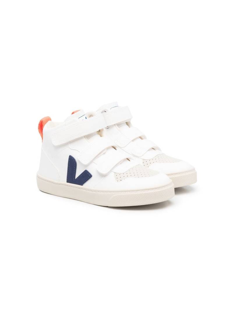 VEJA Kids V-10 Mid touch-strap sneakers - White von VEJA Kids