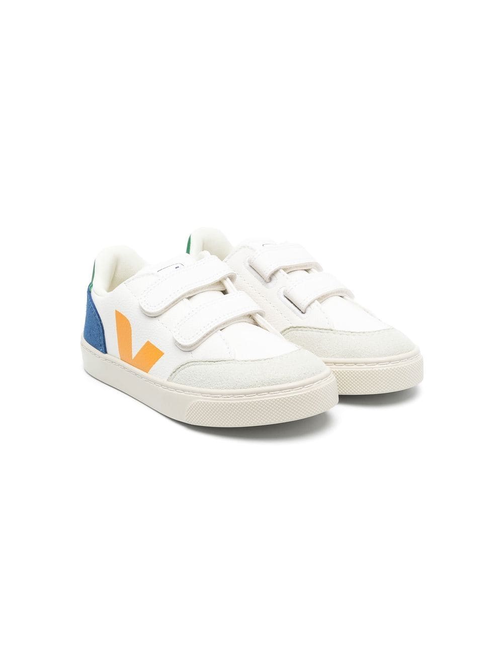 VEJA Kids V-12 touch-strap sneakers - White von VEJA Kids