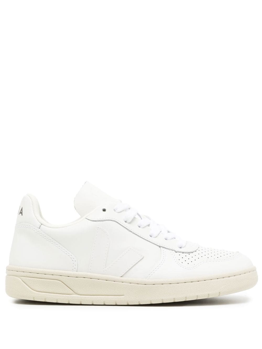 VEJA leather lace-up sneakers - White von VEJA