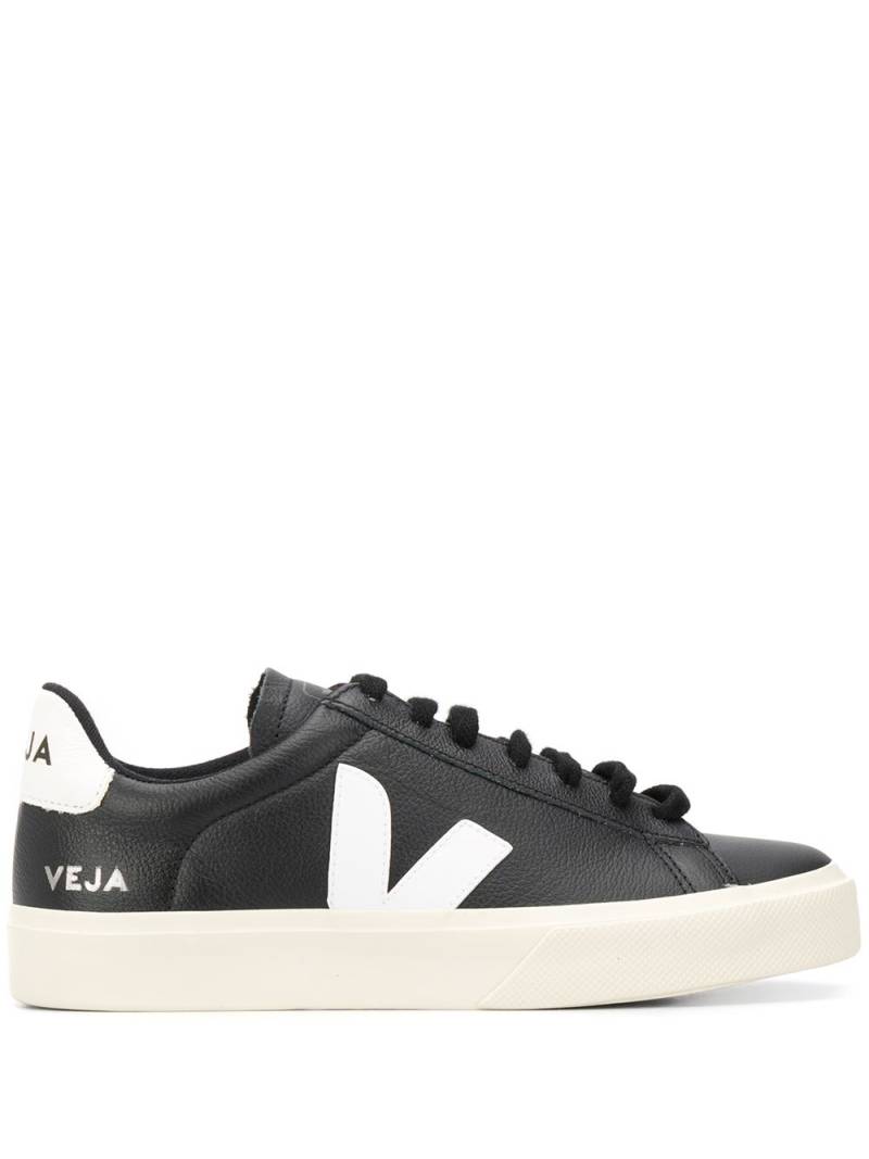 VEJA logo print sneakers - Black von VEJA