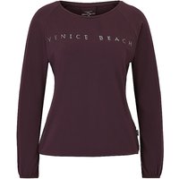 VENICE BEACH Damen Fitnessshirt Rylee dunkelrot | L von VENICE BEACH