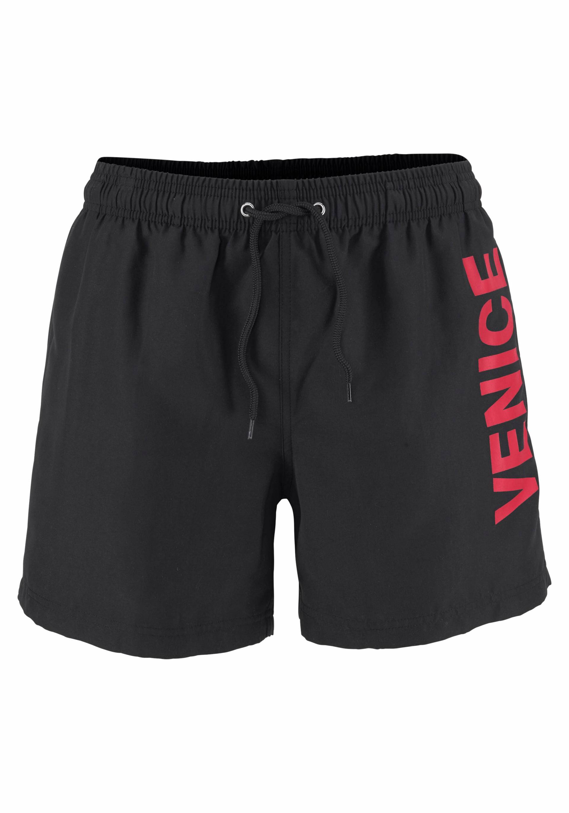 Venice Beach Badeshorts, mit Logodruck von VENICE BEACH