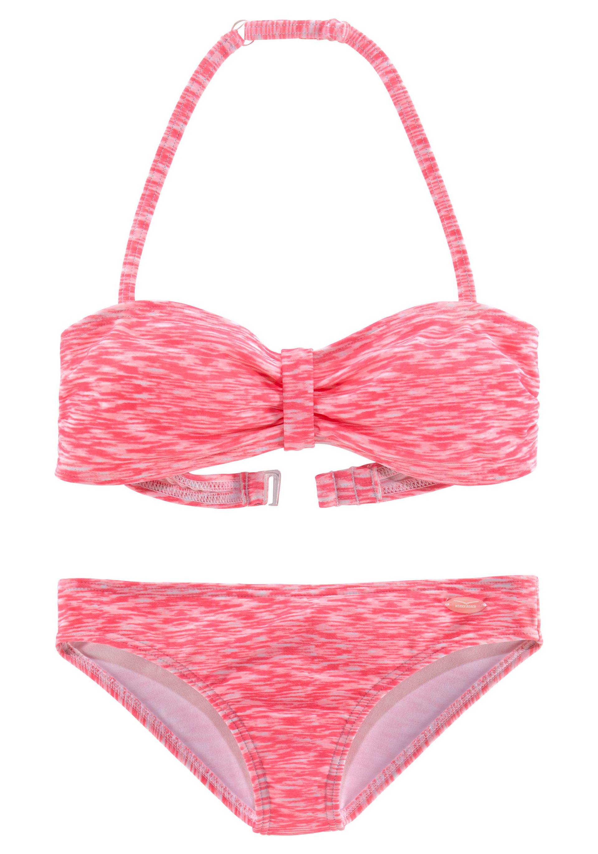 Venice Beach Bandeau-Bikini, regulierbares Top, seitliche Stäbchen Venice Beach Bandeau-Bikini, regulierbares Top, seitliche Stäbchen von Venice Beach