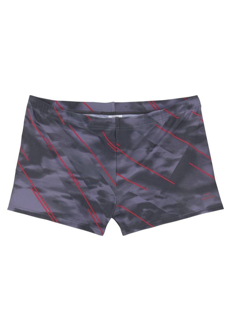 Venice Beach Boxer-Badehose, mit Batik-Optik und Streifen von VENICE BEACH