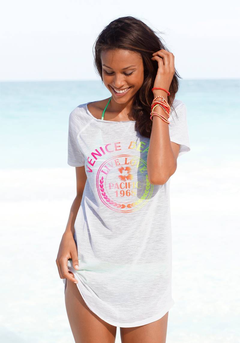 Venice Beach Longshirt, mit Frontprint, Shirtkleid, Strandkleid, luftig und leicht Venice Beach Longshirt, mit Frontprint, Shirtkleid, Strandkleid, luftig und leicht von Venice Beach