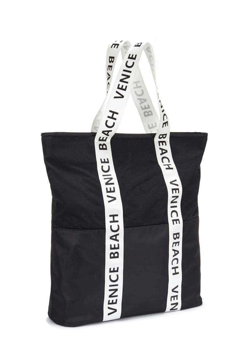 Venice Beach Shopper, mit Mesh-Einsatz VEGAN von VENICE BEACH