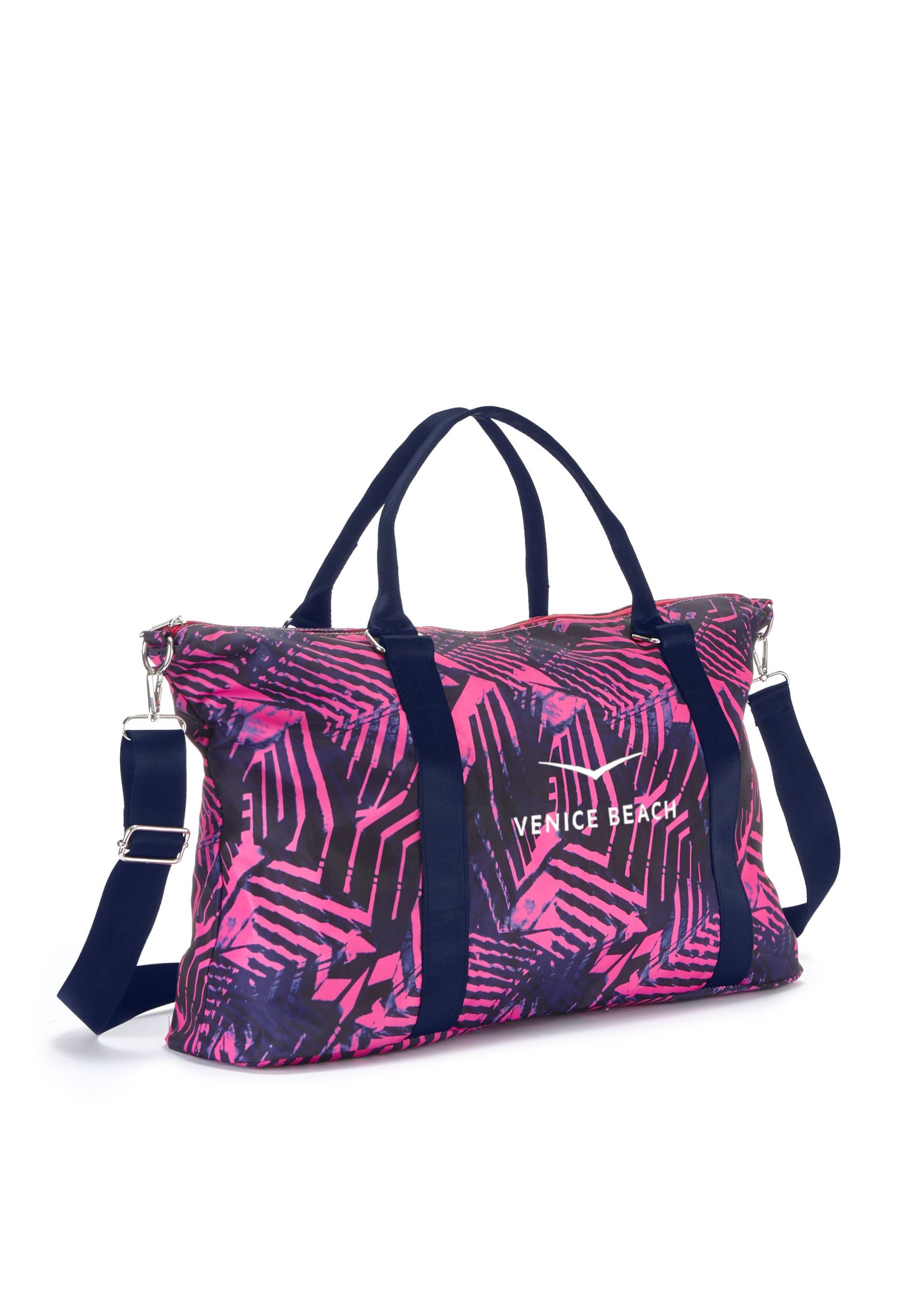 Venice Beach Sporttasche, grosse Umhängetasche, Weekender, Strandtasche mit Druck VEGAN von VENICE BEACH