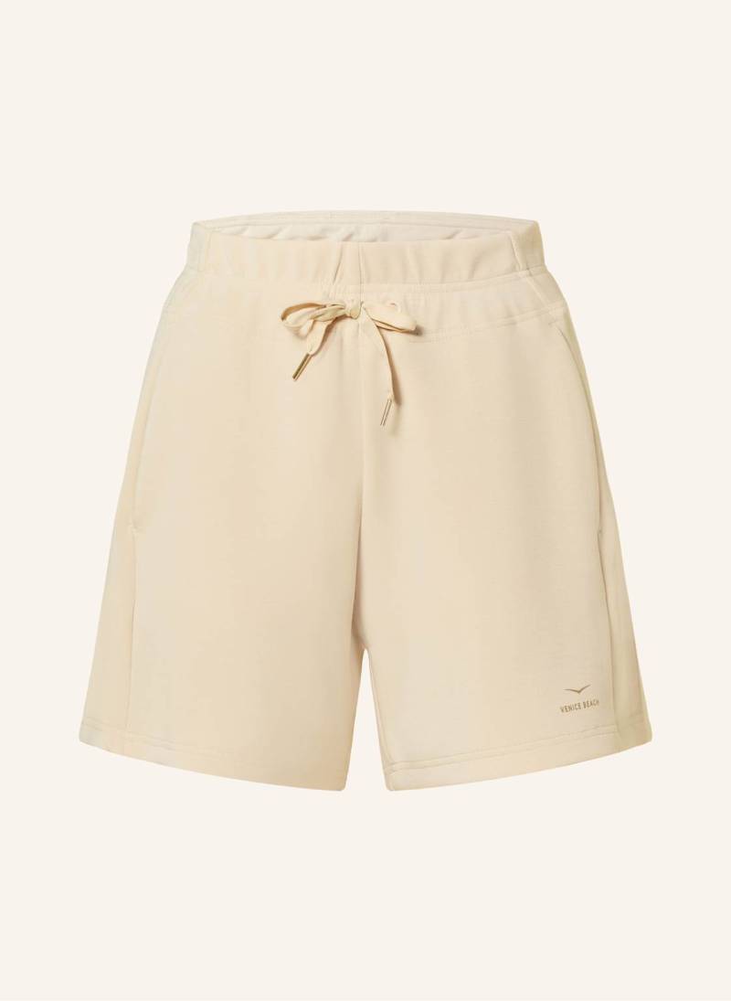 Venice Beach Sweatshorts beige von VENICE BEACH