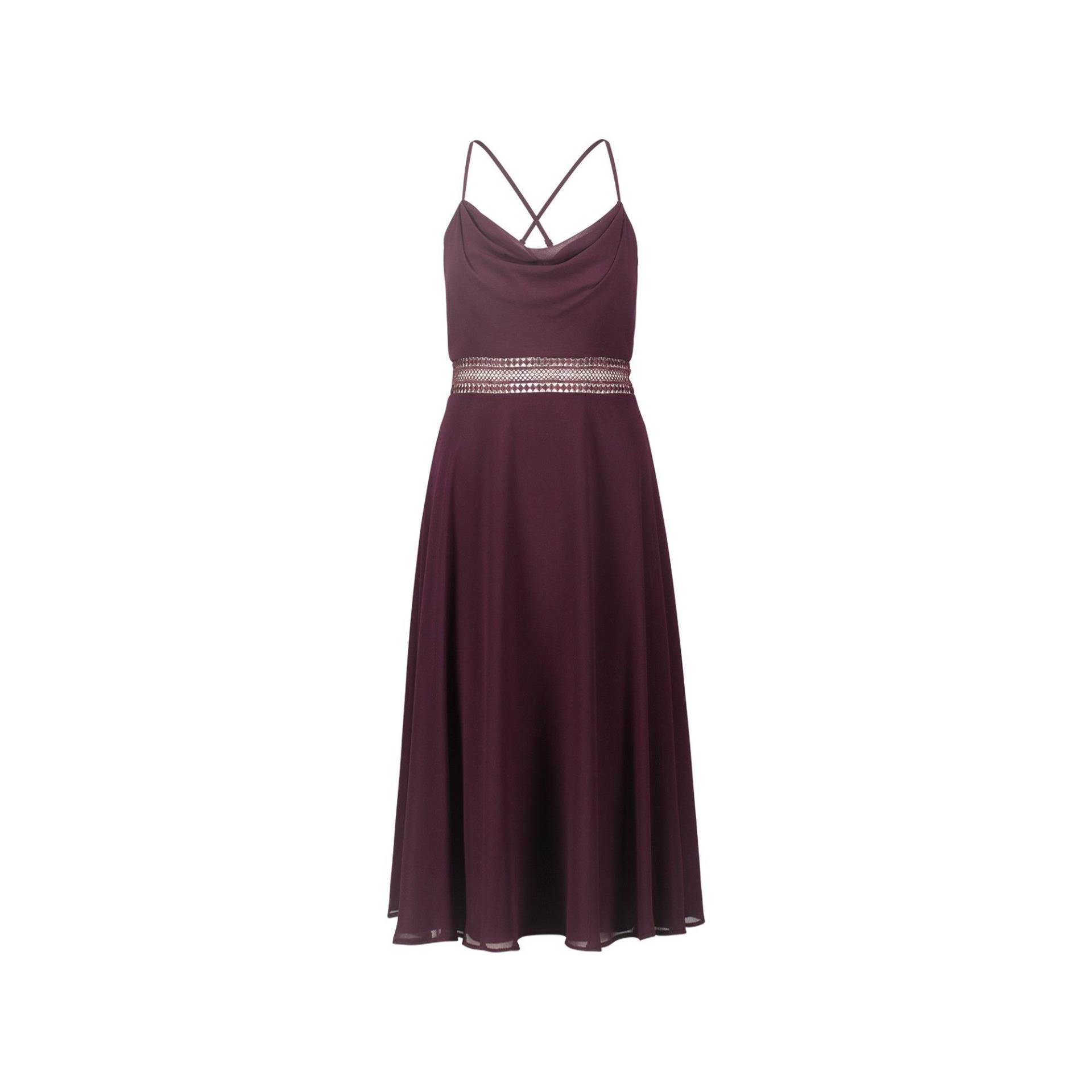 Kleid Damen Aubergine 40 von VERA MONT