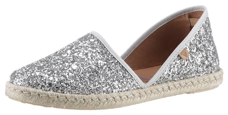 VERBENAS Espadrille »CARMEN GLITTER«, Slipper, Sommerschuh, Strandschuh mit Glitzer von VERBENAS