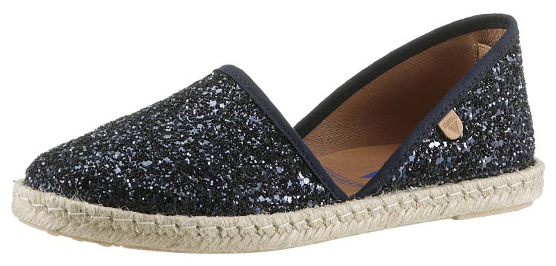 VERBENAS Espadrille »CARMEN GLITTER«, Slipper, Sommerschuh, Strandschuh mit Glitzer von VERBENAS