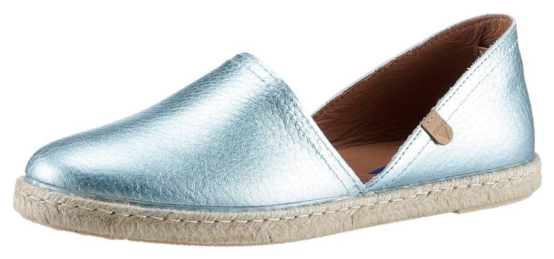 VERBENAS Espadrille »CARMEN NUCLEO METAL«, Slipper, Sommerschuh, Strandschuh im Metallic Look von VERBENAS