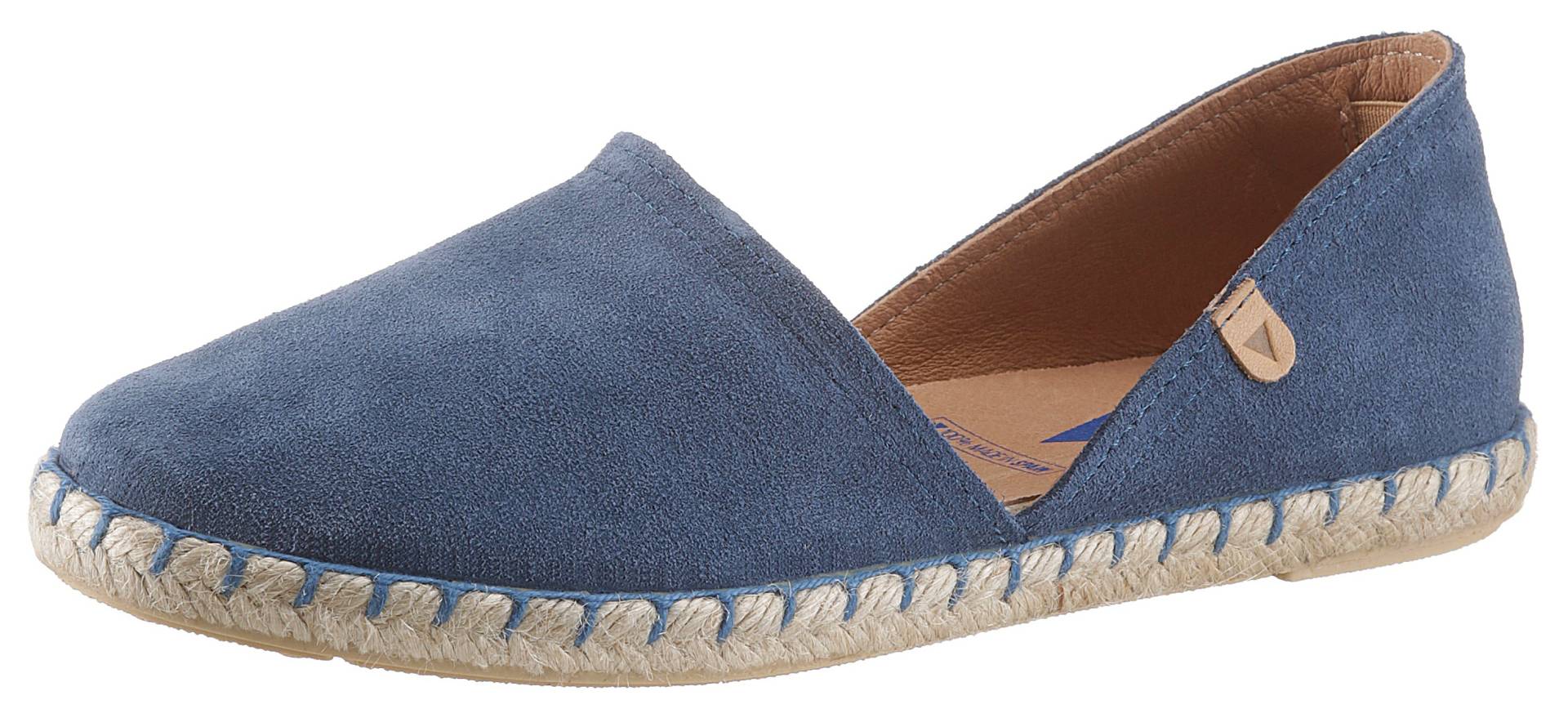 VERBENAS Espadrille »CARMEN SERRAJE«, Schlupfschuh, Sommerschuh, Loafer mit typischem Jute-Rahmen von VERBENAS