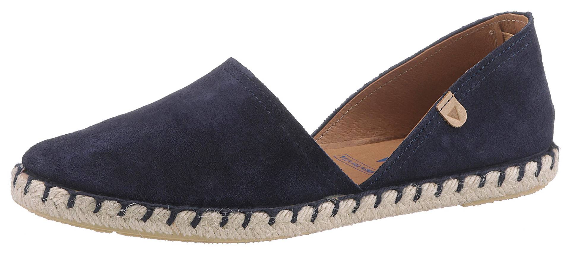 VERBENAS Espadrille, Strandschuh, Sommerschuh, Loafer aus Veloursleder von Verbenas