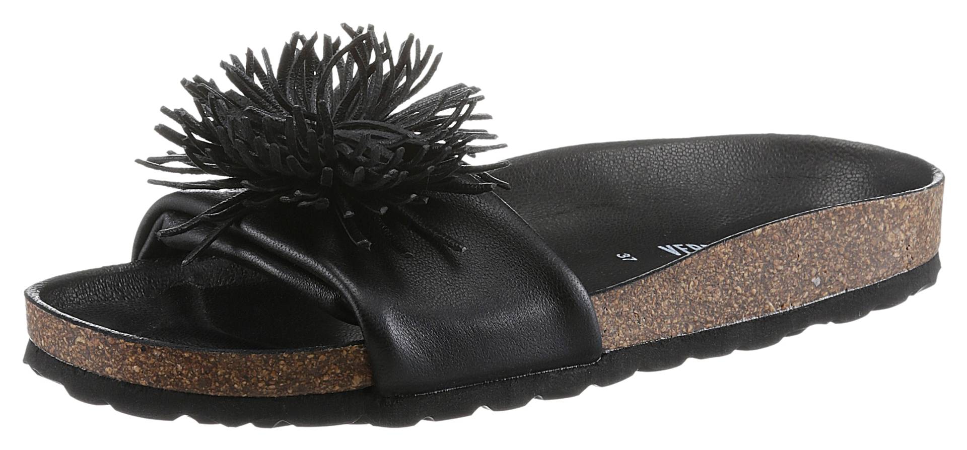 VERBENAS Pantolette »Reina Ecobrush«, Sommerschuh, Schlappen, Strandschuh für den Sommer von VERBENAS