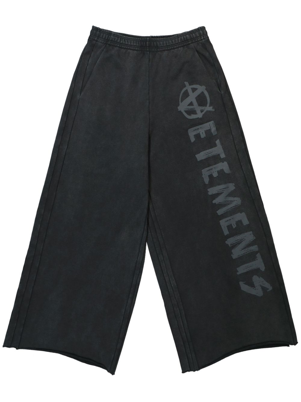 VETEMENTS Anarchy Baggy track pants - Black von VETEMENTS