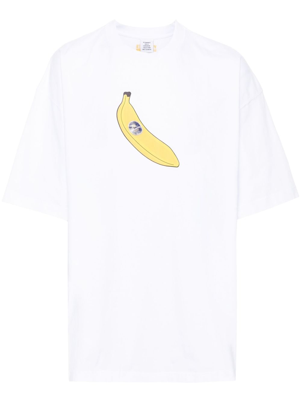 VETEMENTS illustration-print cotton T-shirt - White von VETEMENTS