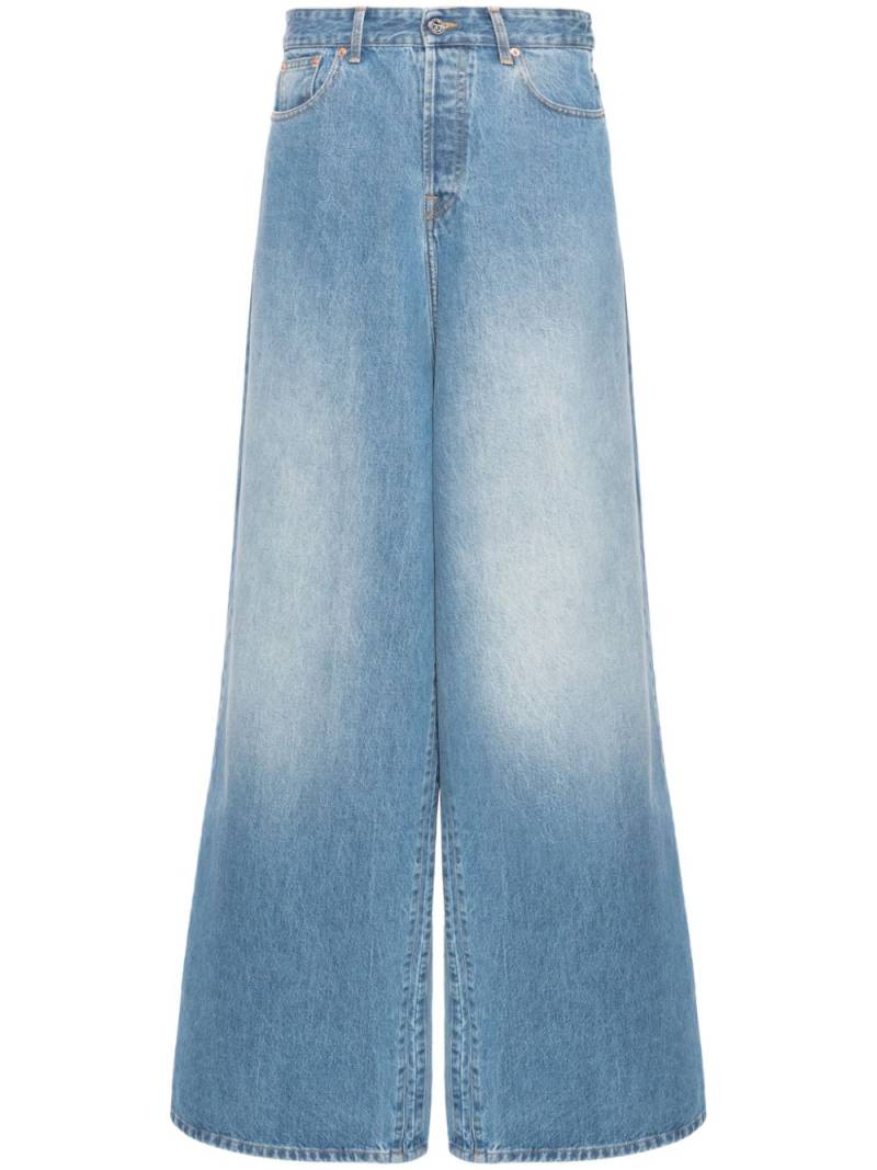 VETEMENTS Big Shape wide-leg jeans - Blue von VETEMENTS