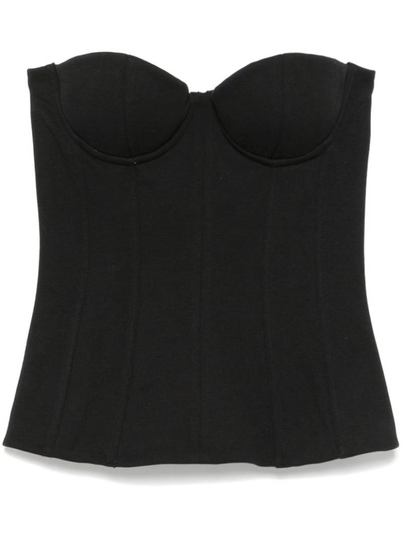 VETEMENTS Molleton corset - Black von VETEMENTS