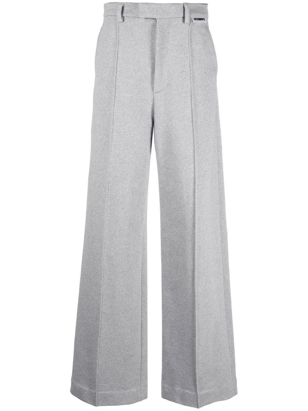 VETEMENTS Molton tailored track pants - Grey von VETEMENTS