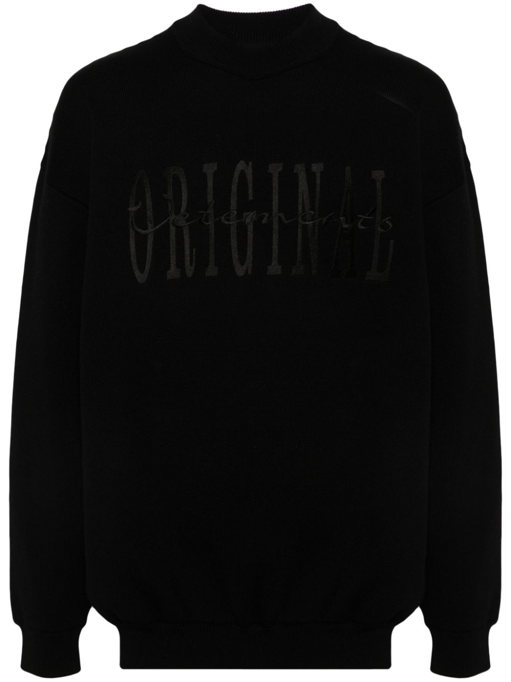 VETEMENTS Original sweater - Black von VETEMENTS