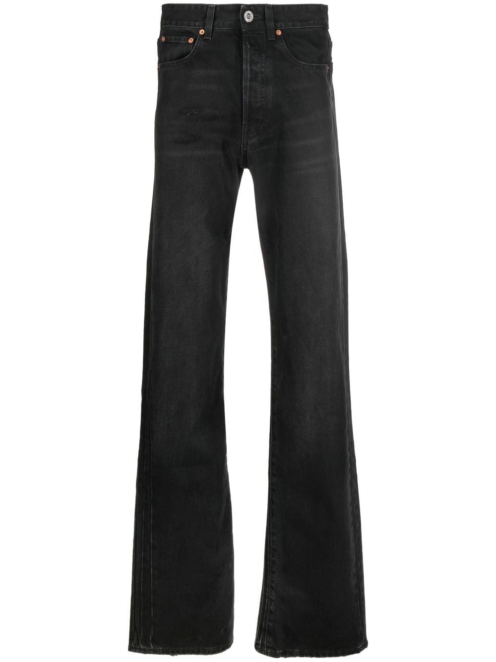 VETEMENTS dark-wash bootcut jeans - Black von VETEMENTS