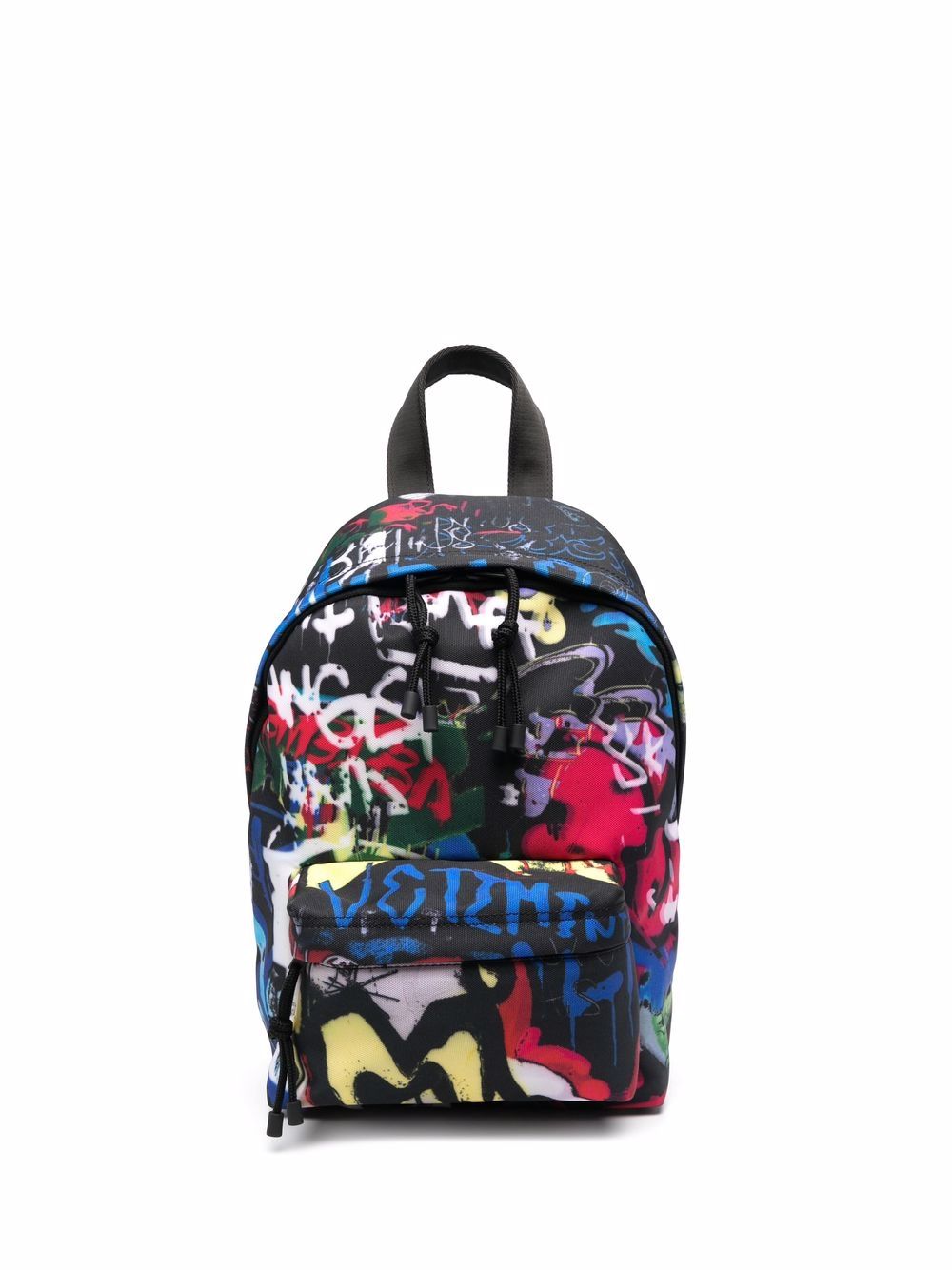 VETEMENTS graffiti logo backpack - Black von VETEMENTS