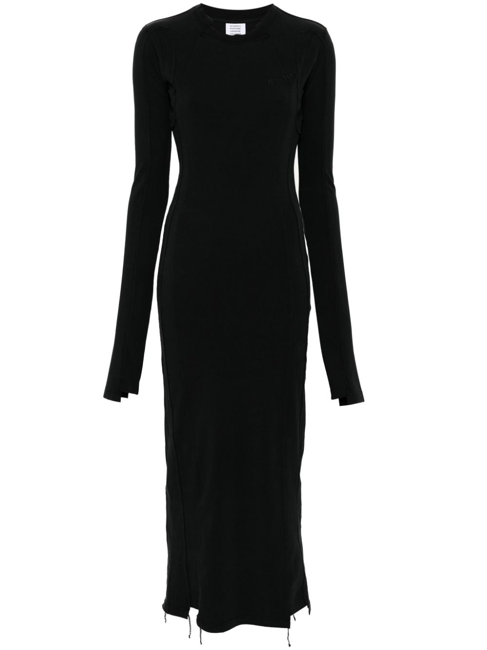 VETEMENTS jersey maxi dress - Black von VETEMENTS