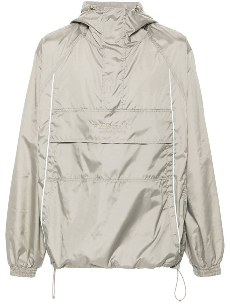 VETEMENTS lightweight hooded windbreaker - Green von VETEMENTS