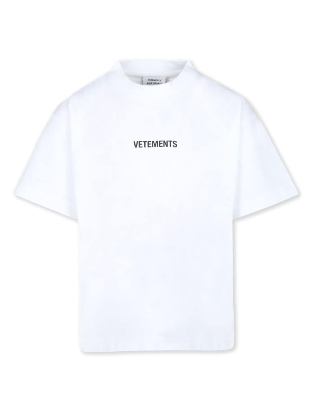 VETEMENTS logo-print T-shirt - White