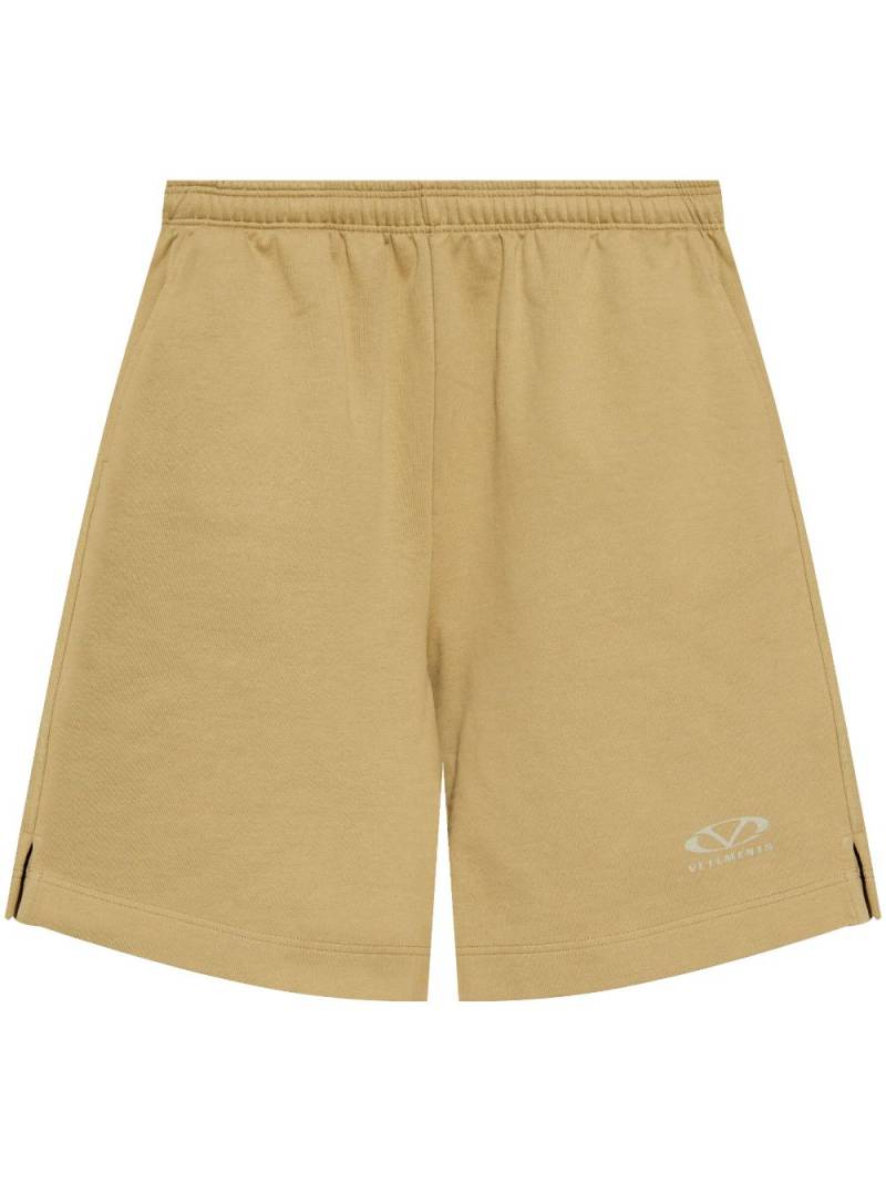 VETEMENTS logo-print shorts - Neutrals von VETEMENTS