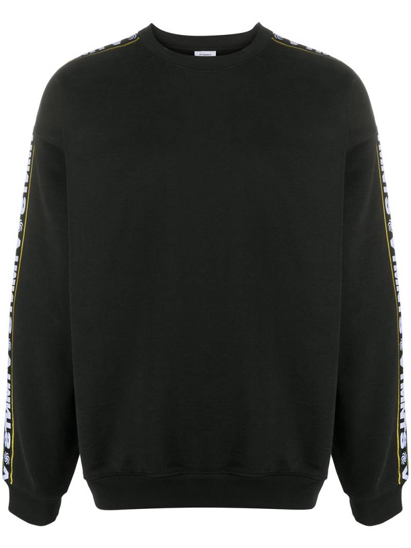 VETEMENTS logo sleeve sweatshirt - Black von VETEMENTS