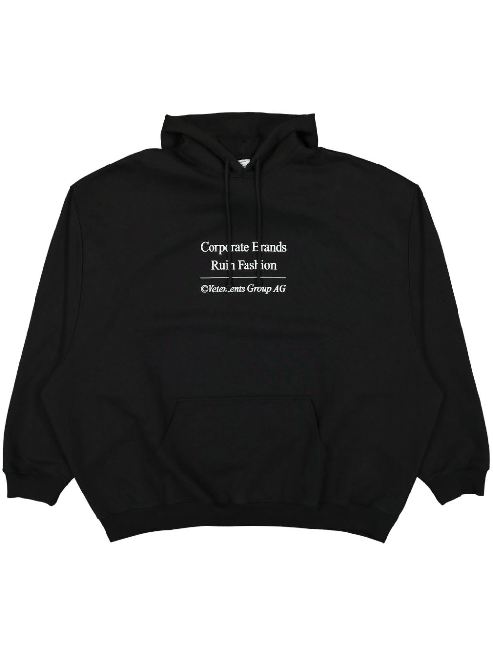 VETEMENTS print sweatshirt - Black von VETEMENTS