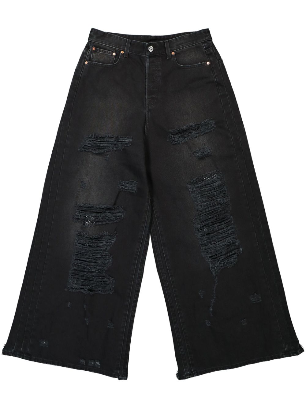 VETEMENTS ripped jeans - Black von VETEMENTS